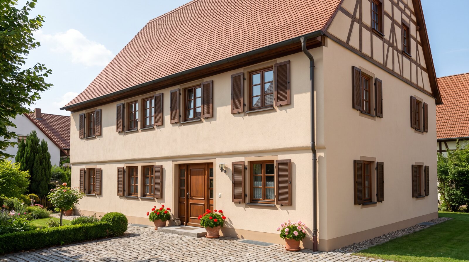 Fassadenanstrich nachher