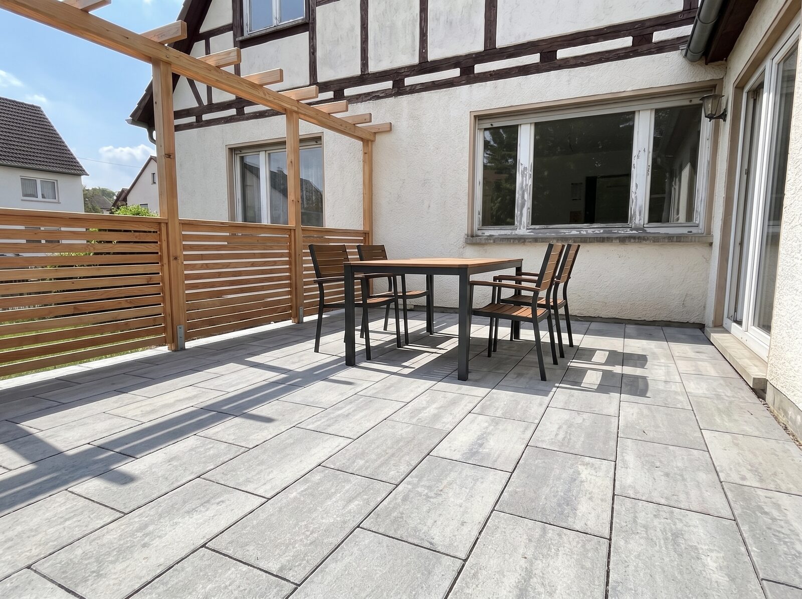 Terrasse nach dem Umbau